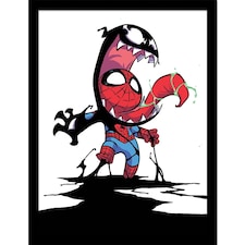 Spider-Man (Venom) Framed 30x40cm Print