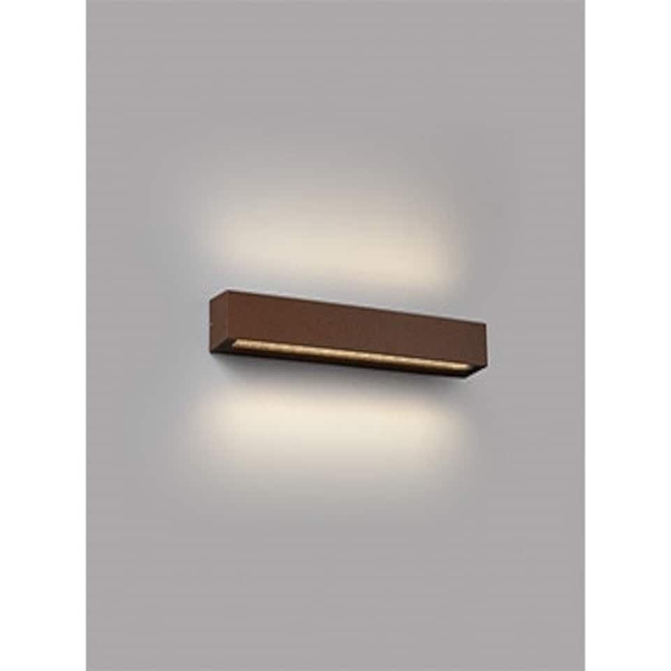 image 1 of Doro-28 Integrated LED Up Down Lighter Outdoor Wall Light Brown, 3000K, IP65