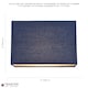 image 6 of Contemporary and Stylish Navy Midnight Blue Linen Fabric Rectangular Lamp Shade | Blue | 12"