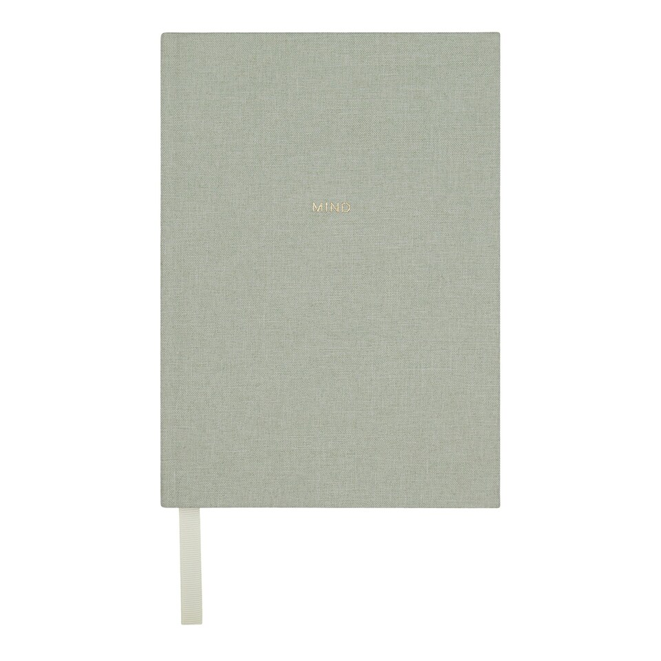 image 1 of Vinga Mind Recycled Paper Journal - Green - 1.8cm x 15.4cm x 21.6cm
