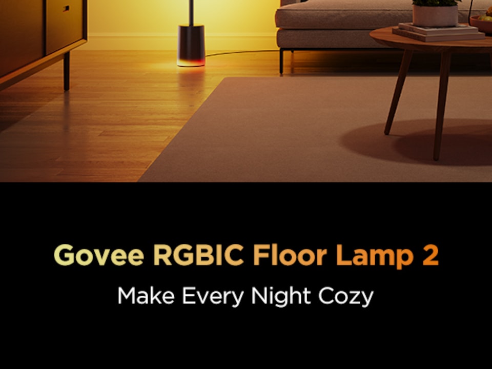 image 1 of Govee Standing Cylinder Floor light - RGBICWW Floor Lamp (Support Matter) | Multi