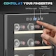 image 3 of HOMCOM 41 Bottle Wine Cooler Fridge, Freestanding Wine Refrigerator 