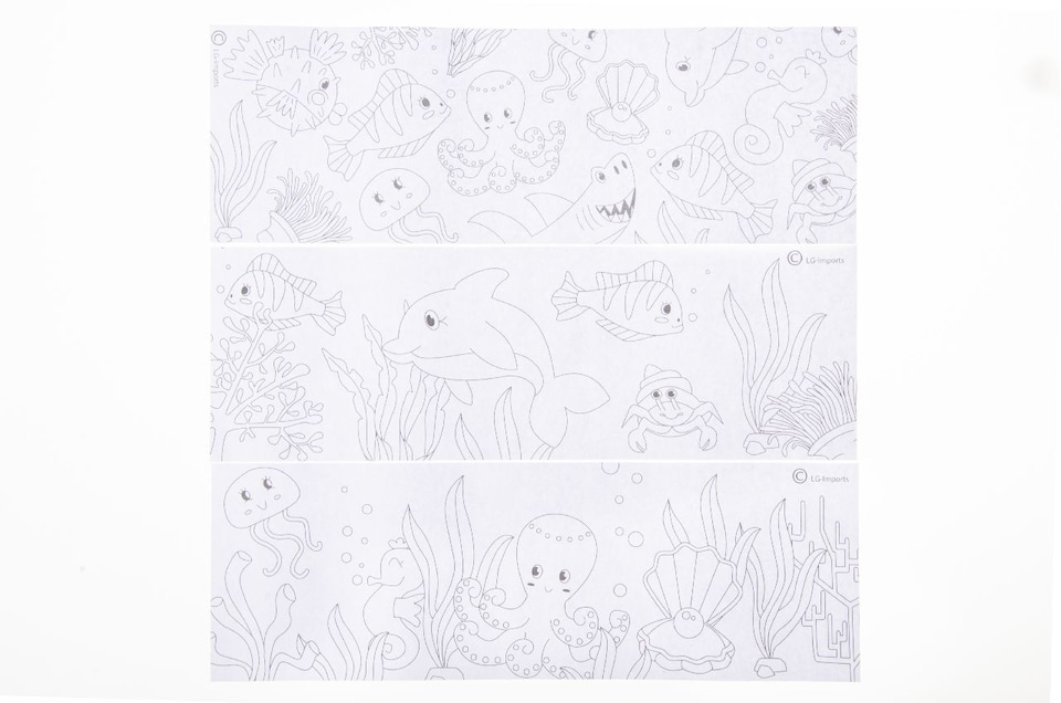 image 1 of Sea Animals Theme Color Your Own Mug