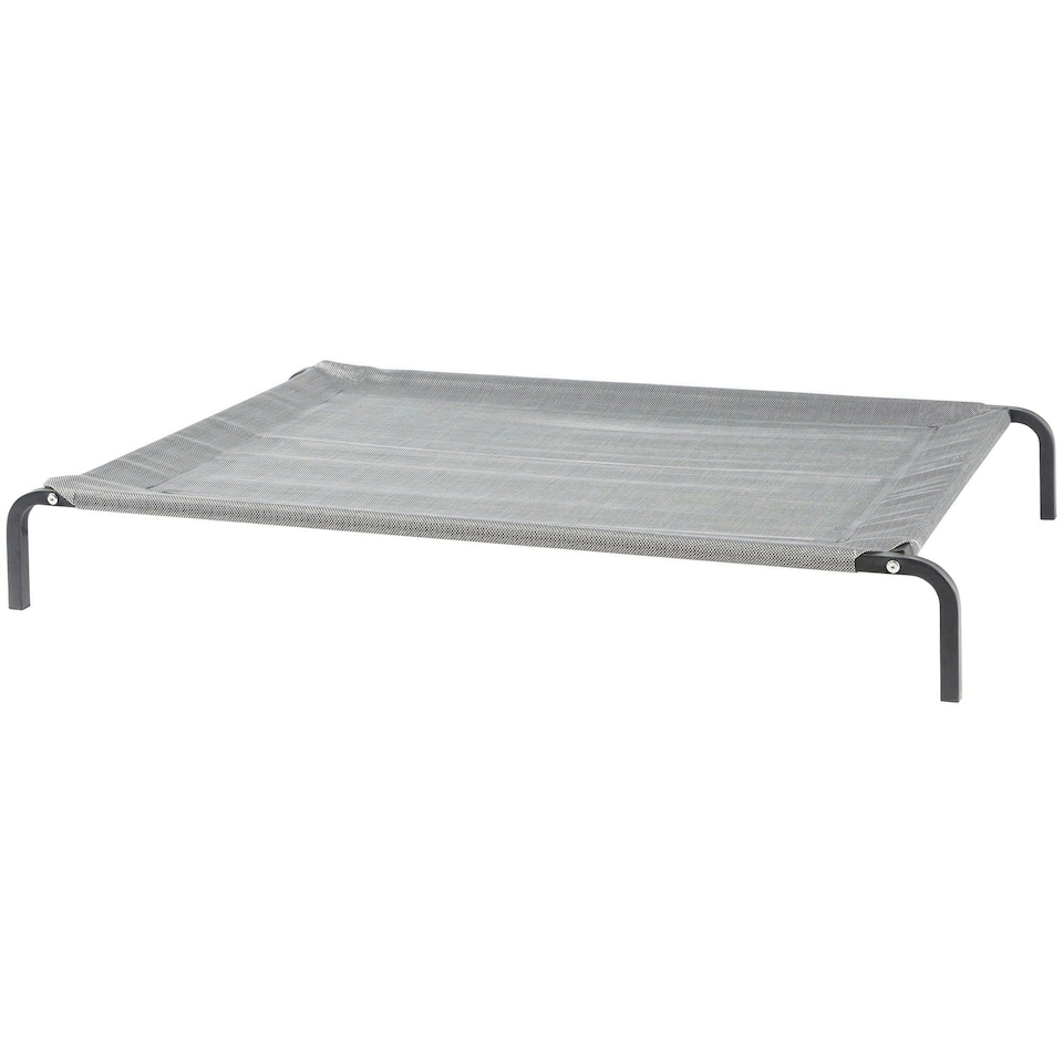image 1 of Raised Dog Bed, Elevated, Waterproof Outdoor - Bunty Grey | S