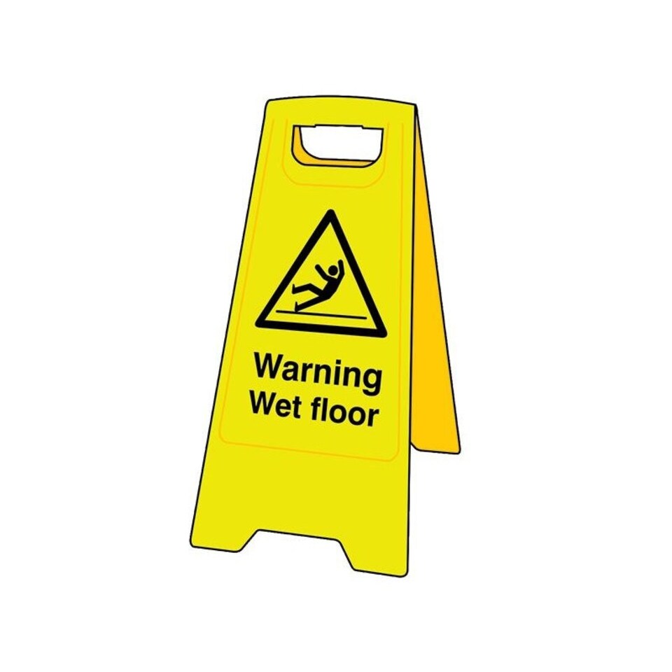 Scan Warning Wet Floor - Heavy Duty 'a' Board - Multi Colour - One Size