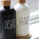 image 6 of Harbour Housewares Glass Hand Soap Dispenser - 500ml - White