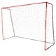 image 1 of Rexco Football Goal Posts Net Soccer Practise Garden Training Black Red 3m x 2m x 1m