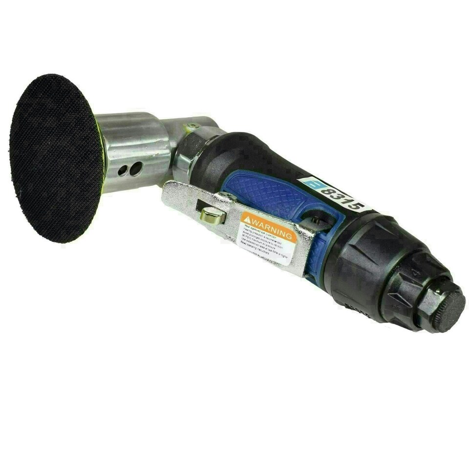image 1 of 3" 75mm Air Angle Sander Grinder Polisher Sanding and 100 pack mixed discs