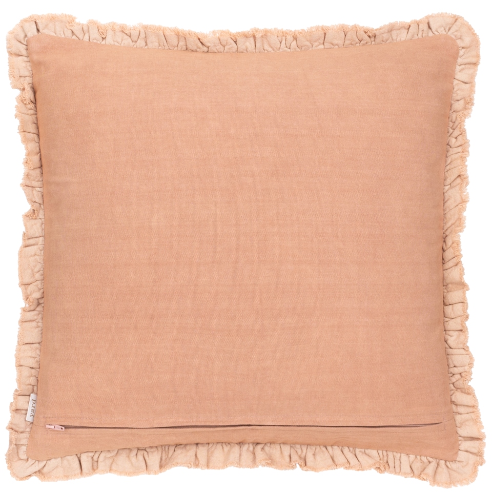 image 1 of Yard Bertie Cotton Velvet Cushion | Brown | Cashew | 45 x 45cm | 1