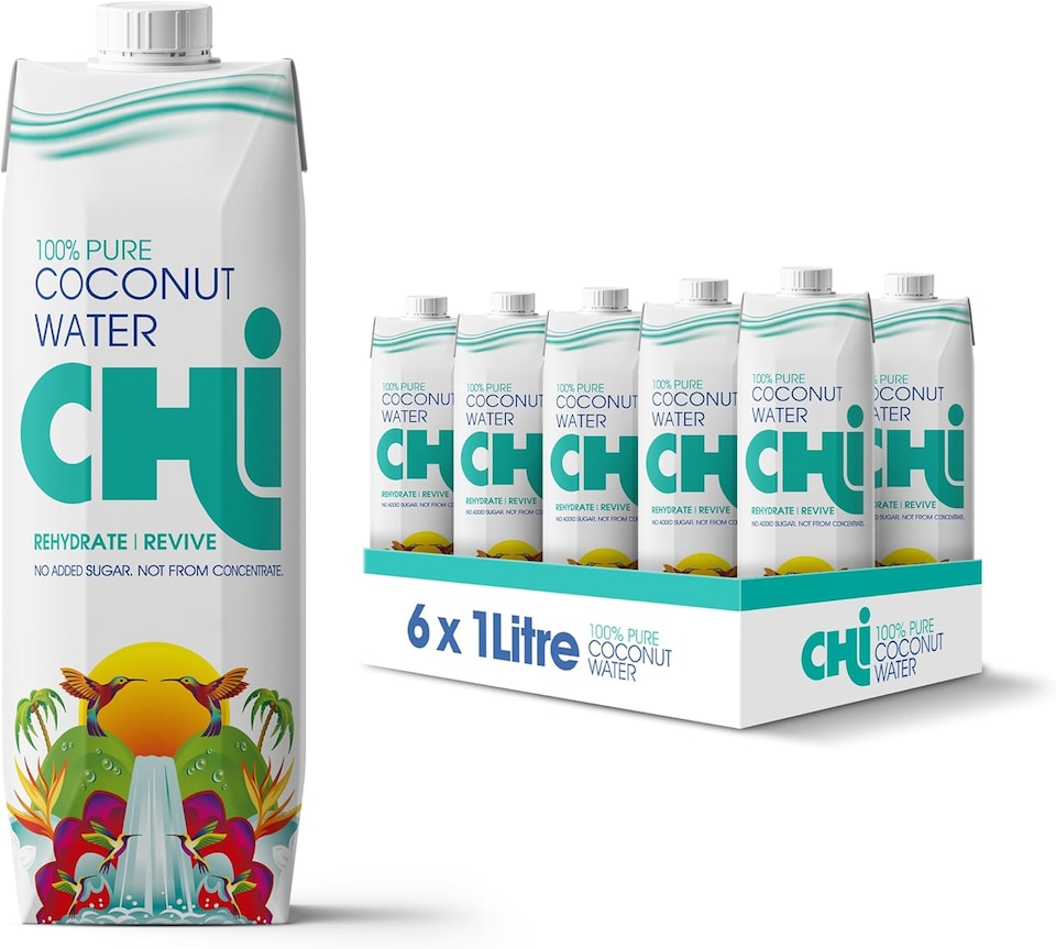 image 1 of Chi Pure Coconut Water 6 x 1L