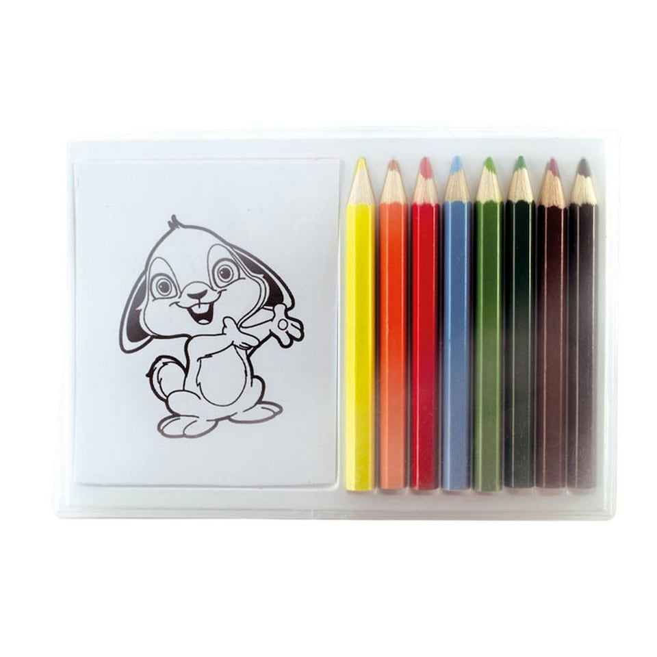 image 1 of MidOcean Recreation Wooden Coloured Pencil Set - Multicoloured - One Size Multi