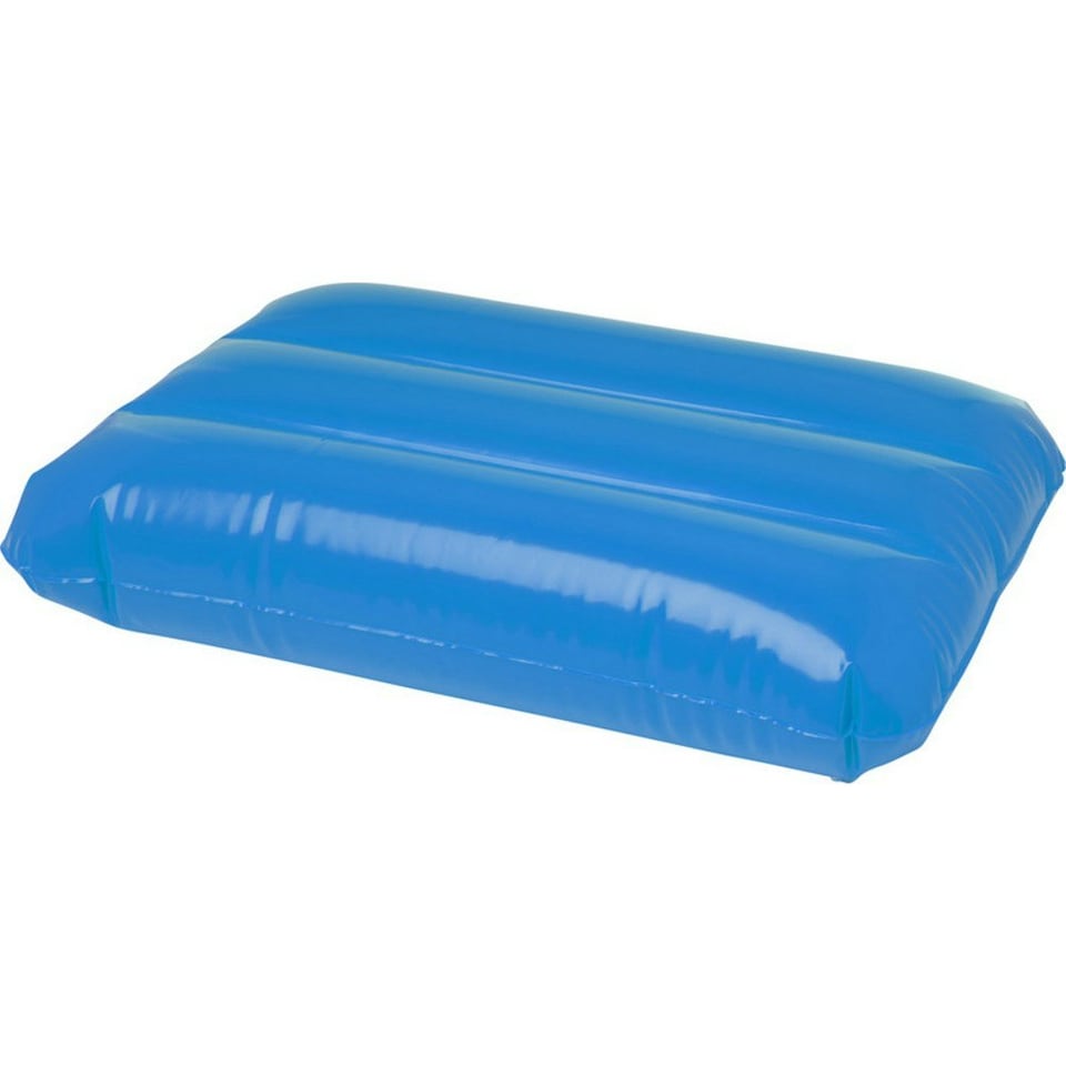 image 1 of Sunny Beach Inflatable Pillow - Blue - One Size
