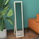 image 2 of HOMCOM Full Length Mirror Farmhouse Wall Mirror Hanging Freestanding Grey