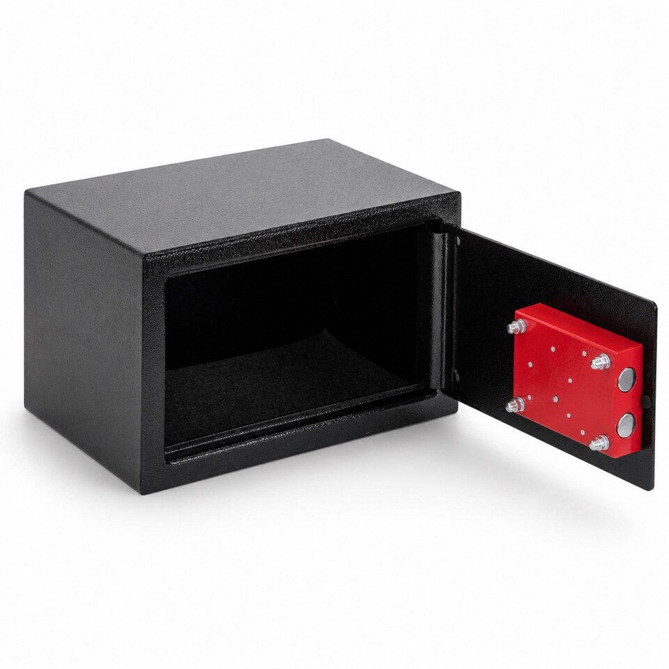 image 1 of 10L Key Operated Steel Safe Box Security Home Office