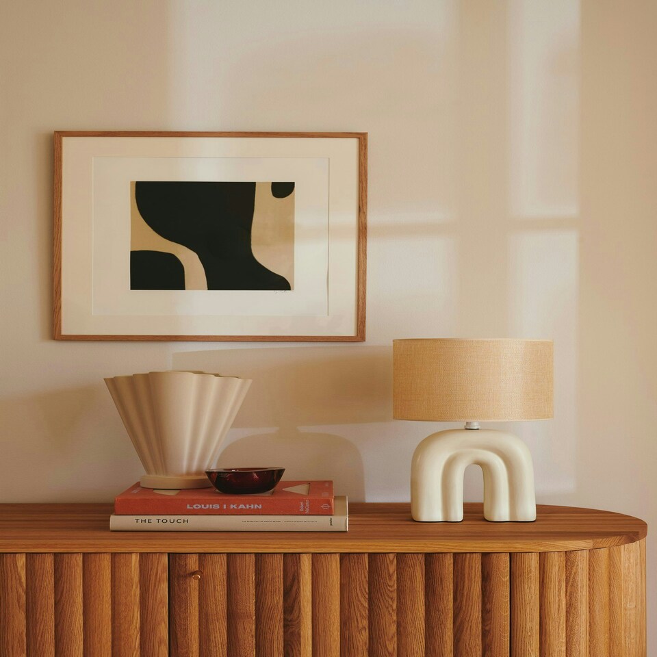 image 1 of Haze | Table lamp | Beige Cream | Beige