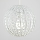 image 3 of ValueLights Modern Ornate Design Round Ceiling Pendant Shade With Clear Acrylic Jewels