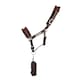 image 1 of HYCONIC Faux Fur Horse Head Collar & Lead Rope - Brown - Cob