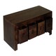 image 1 of 8 Draw Coffee Table - Mango Wood - L55 x W118 x H40 cm - Dark Finish | Brown
