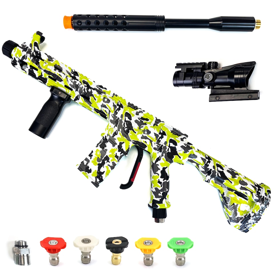 image 1 of Autojack High Power 5000 PSI Pressure Washer Lance with Extension Wand, Replica Inspired Design Includes Telescopic Sight