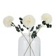 image 2 of Hill Interiors Chrysanthemum Artificial Flower - White - One Size