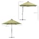image 5 of Outsunny 3(m) Cantilever Garden Parasol Umbrella with Solar LED, Beige