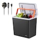 image 1 of Vonshef 20L Electric Cool Box, Insulated Cooler with Hot Cold Function | Black | White & Orange
