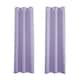image 1 of Lilac Eyelet Curtains - Thermal Blackout Curtains  - 46 x 54 Inch Drop - 2 Panel