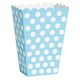 image 1 of Pack of 8 Powder Blue Dots Treat Boxes