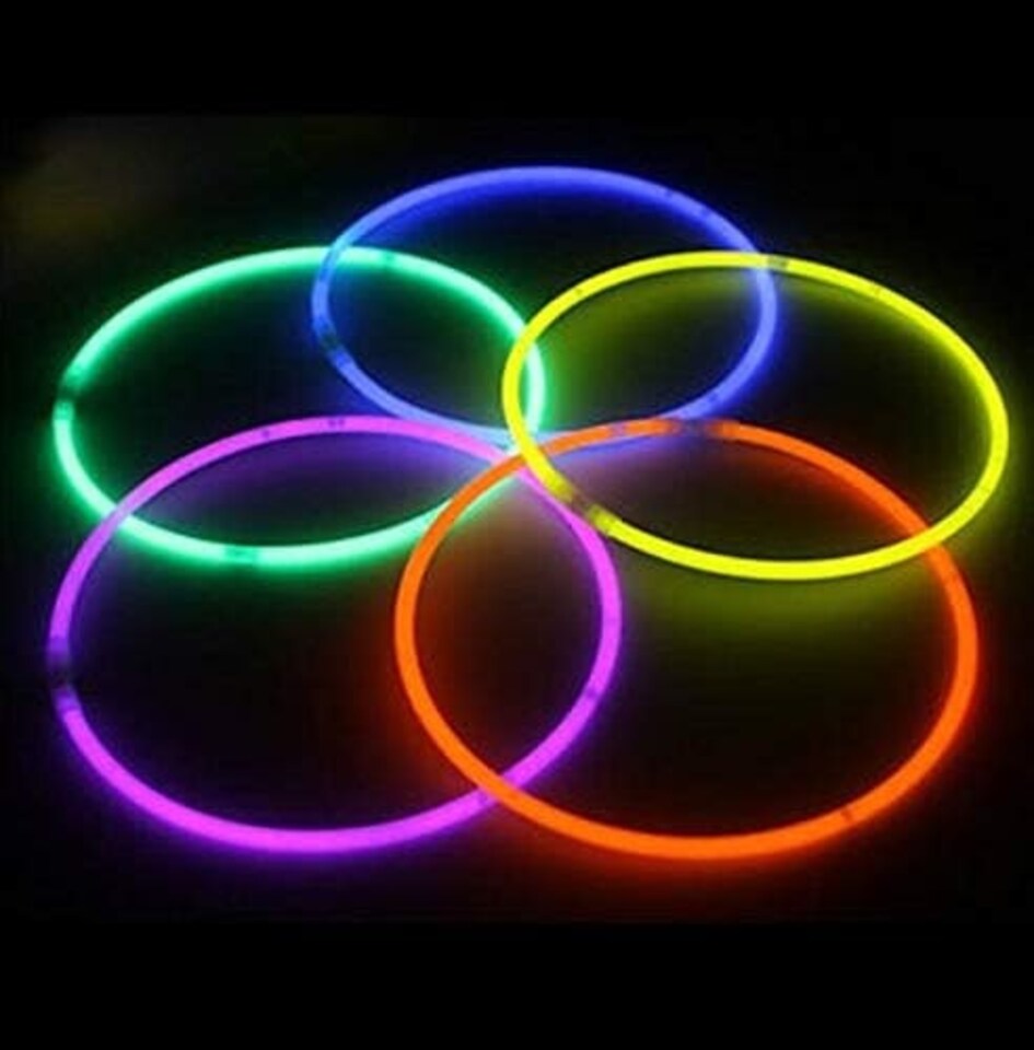 image 1 of Pack of 10 22" Assorted Colors Glow Necklaces