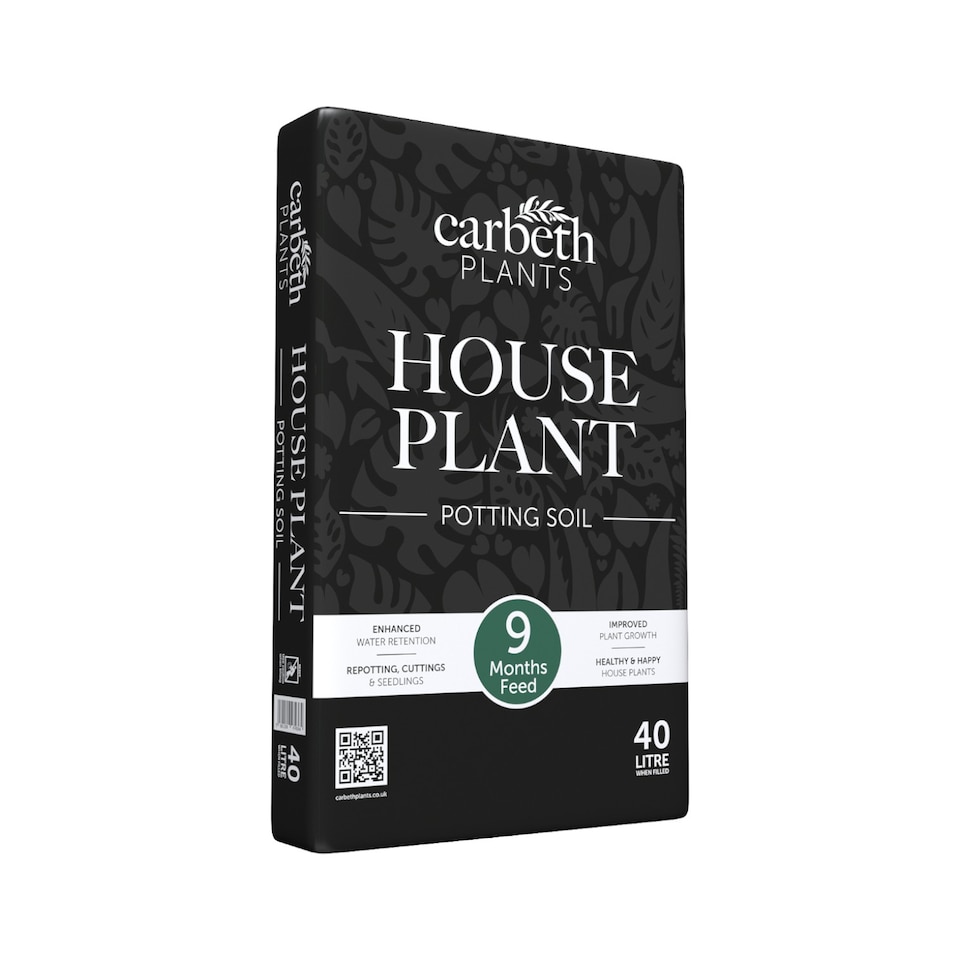 image 1 of House Plant Compost with 9 Month Feed - 40L - Free Draining Indoor Potting Compost for Healthy Growth