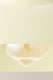 image 5 of ValueLights Civic Cream Ceiling Pendant Shade & Bulb | Cream