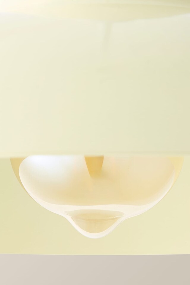 image 1 of ValueLights Civic Cream Ceiling Pendant Shade & Bulb | Cream