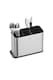 image 6 of EKO - Kitchen Utensil Holder - Utensil Organiser & Cutlery Drainer for Sink - Customisable Compartments for Cutlery, Gadgets - Stainless Steel Utensil Holder - Perfect for Kitchen