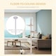 image 3 of PawHut Floor to Ceiling Cat Tree 5-Tier Climbing Tower Scratching Post Beige