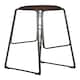 image 2 of Interiors by Premier Versatile Design Mocha Bar Stool With Gunmetal Legs, Durable Bar Stool, Sleek Minimalist Kitchen Stool