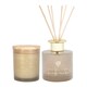 image 1 of Nicola Spring Scented Candle & Reed Diffuser Set - 130g - Green Pomelo & Passion Fruit | Grey | Grey