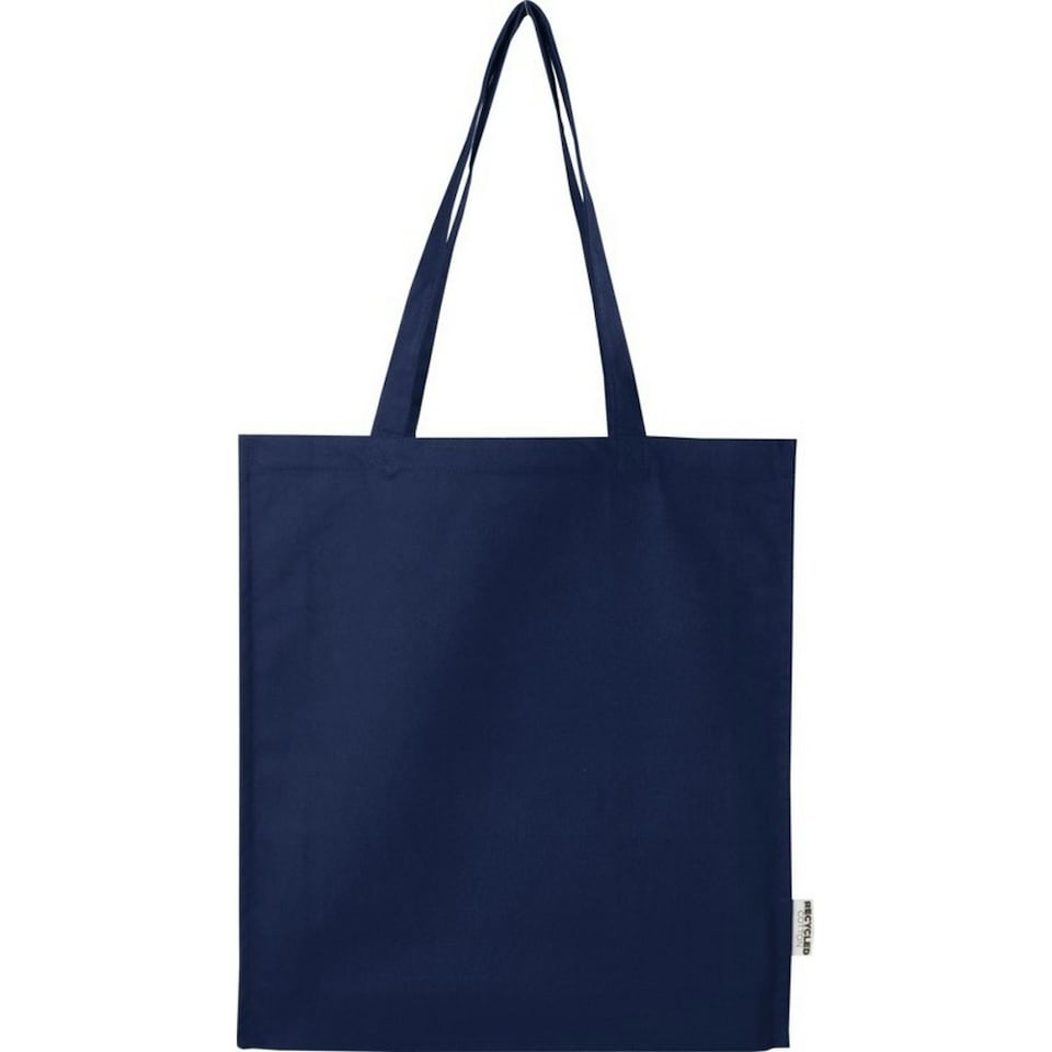 image 1 of Recycled Gusseted 14L Tote Bag - Navy - One Size Blue