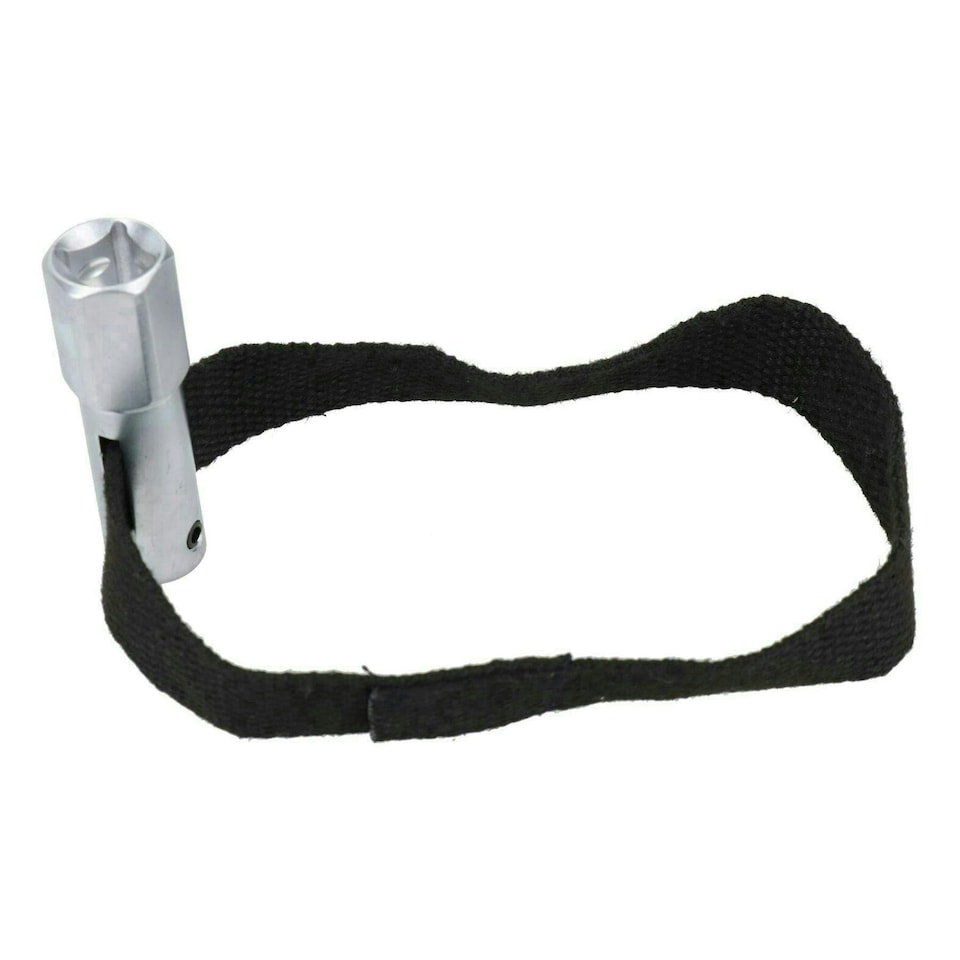 image 1 of Oil Filter Strap Wrench Remover Removal Installer Tool Nylon Strap 1/2" Drive