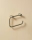 image 2 of Cosmic Wall Mounted Towel Rail with Durable Stainless Steel Silver Finish 15 cm
