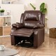 image 3 of Northfield Dual Motor Massage Heat Riser Recliner Chair - Brown
