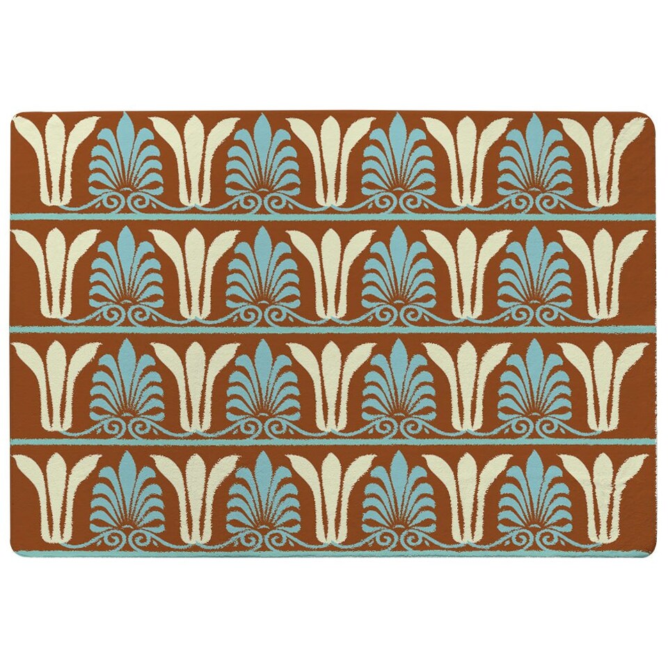 image 1 of Egyptian Flower Ornament Pattern (Rug) Multi | Medium: 80x150cm