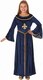 image 1 of Blue Tudor Girls Historical Medieval World Book Day Kid Fancy Dress Costume Chil(4-6 Years)