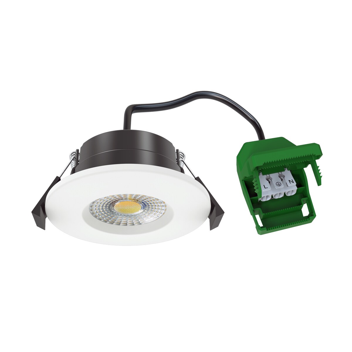 7W Fire Rated LED Downlight Dimmable & CCT Changing IP65, 770Lm, Pack of 10