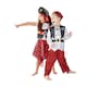 image 3 of Bristol Novelty Girls Pirate Costume - Black/White/Red - L L