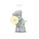 image 1 of Friendship Tatty Holding Flower Me To You Bear Friendship Card
