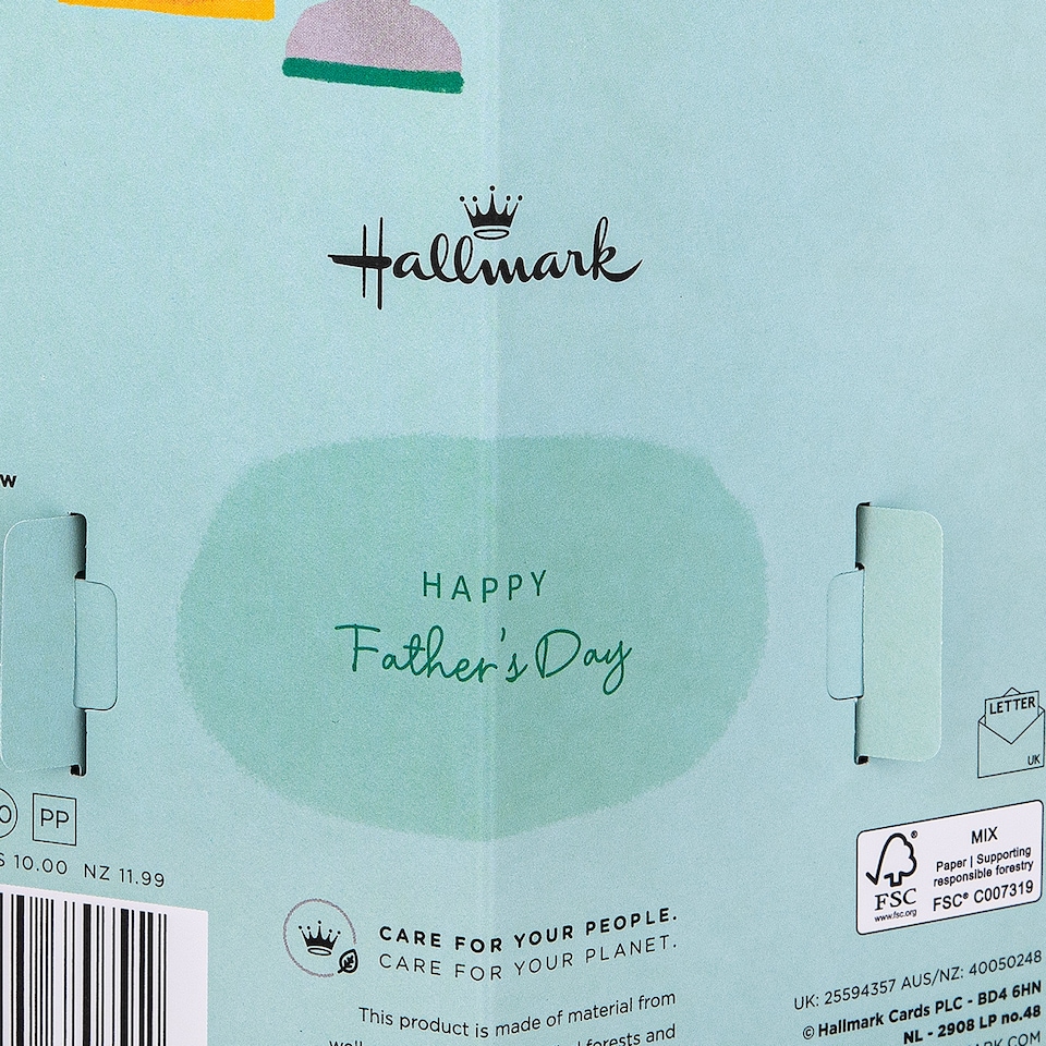 image 1 of Hallmark Father's Day Card For Father - 3D Pop-Up Trophy Design