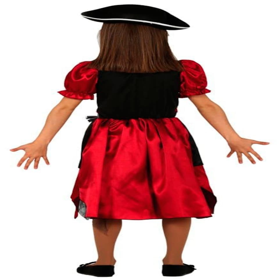 image 1 of Fancy Dress Child Pirate Black Red - 5-6 Years