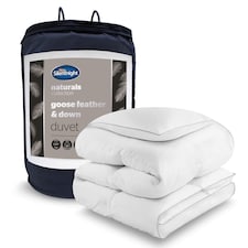 Silentnight Goose Feather and Down 10.5 Tog Duvet | White | Double
