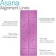 image 4 of Rubber Alignment Yoga Mat (4mm Thick)
