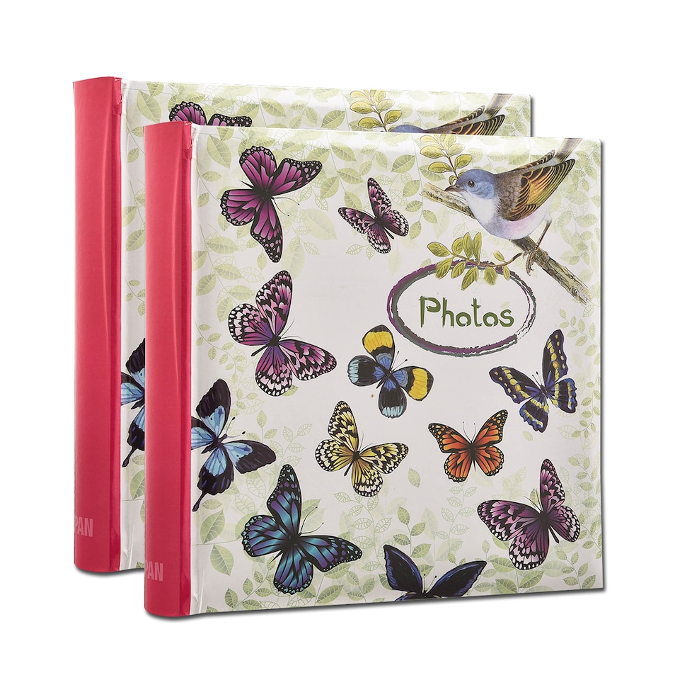 image 1 of ARPAN Photo Album for 200 Photos 6x4" (10x15cm) – Slip In Memo Album with Writing Space, Index Pages & CD/DVD Pocket – Picture Storage Album for Family, Wedding & Travel Memories